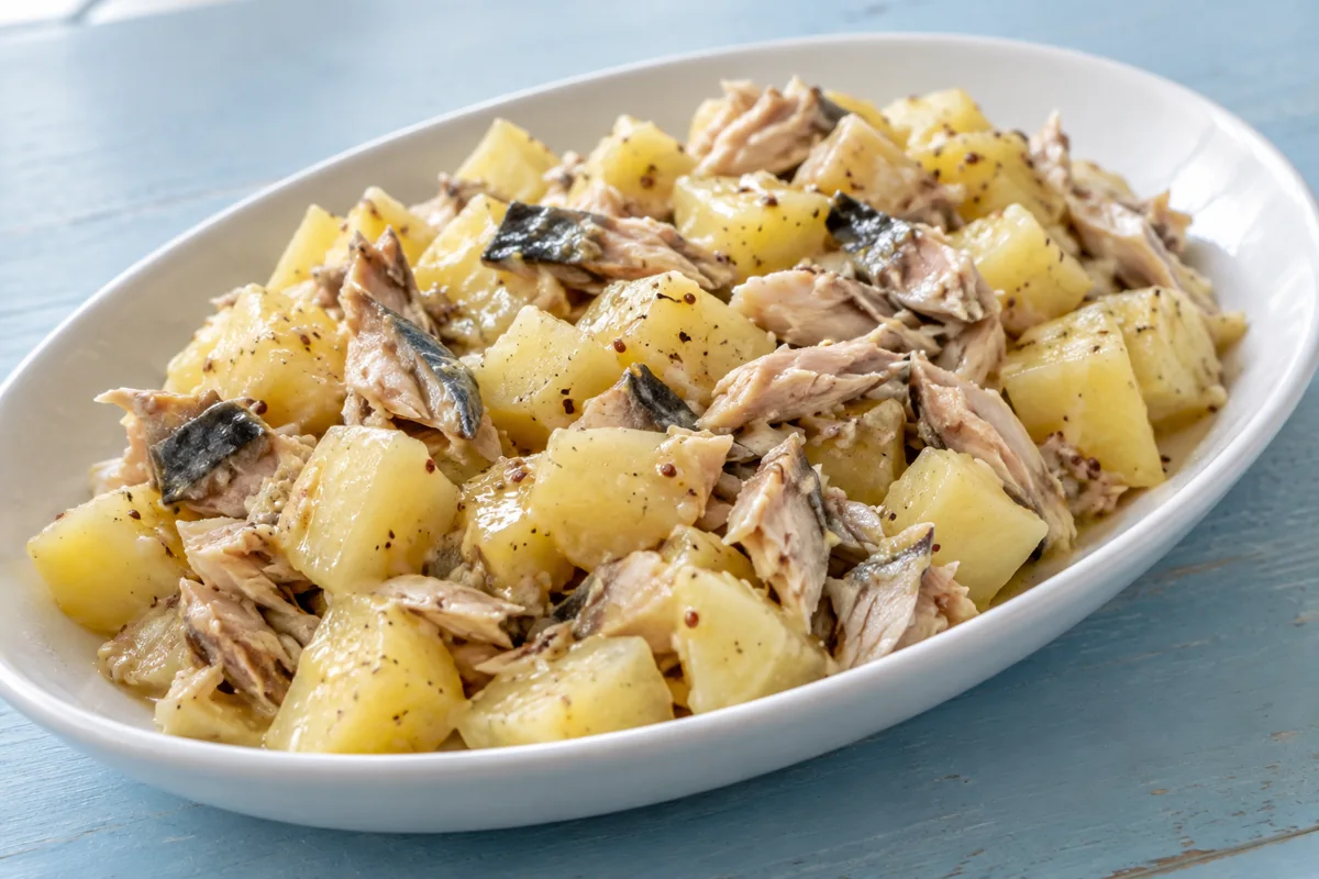 Salade de pommes de terre au maquereau