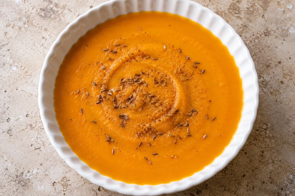 Velouté de carottes au cumin